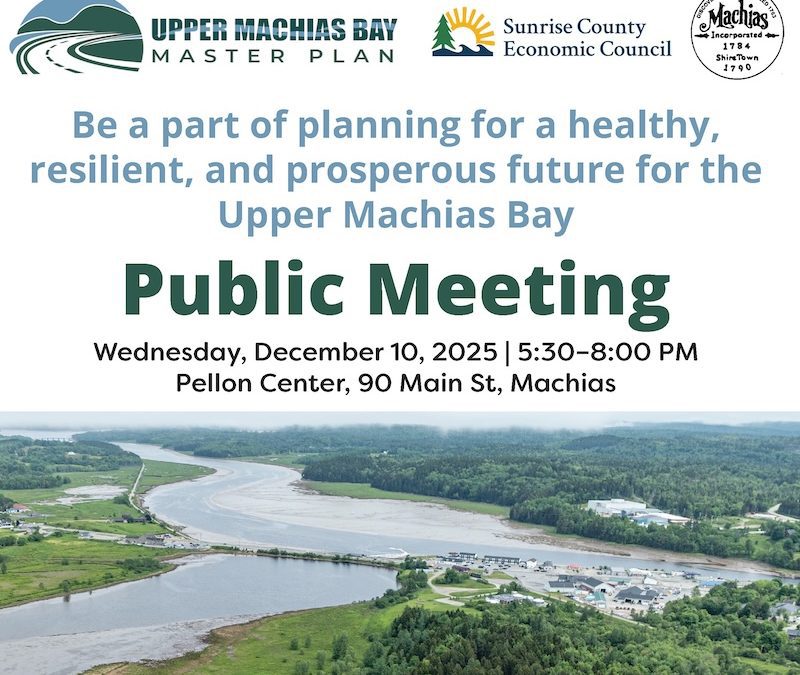 Public Invited to December 10 Meeting on Downtown Machias Flooding and Water Quality