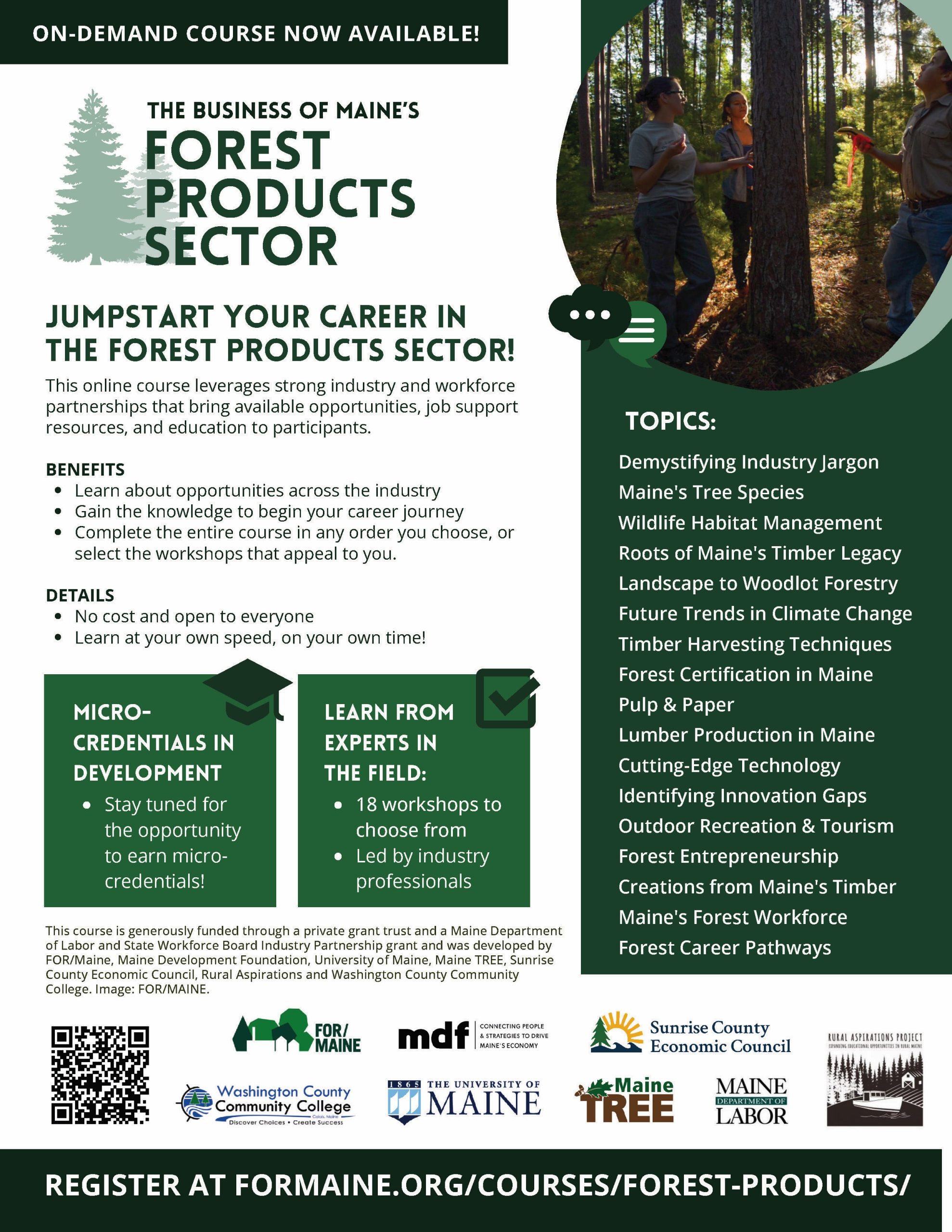 On-Demand Forest Products Course copy On-Demand Forest Products Course flyer<br />
